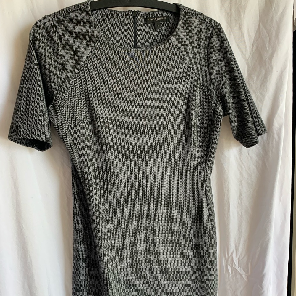 Houndstooth career dress